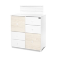 CUPBOARD NEW white/light oak - Variant D